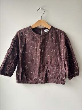 Zara Floral Print Shirt in Girls Size 2-3T